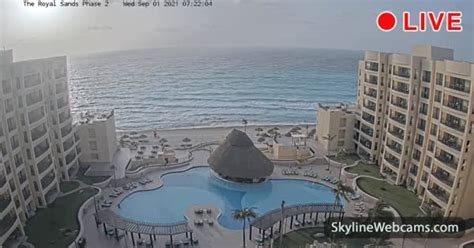 webcam cancun|Live Webcam The Royal Sands Phase 1, Cancun, Mexico